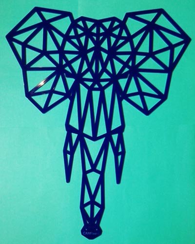 Figuras de animales decorativos - Corte en acrílico - Decoración de interior - Maquinas Laser CAMFive