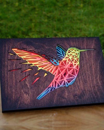 Figuras de animales decorativos - Corte en mdf - Decoración de interior - Maquinas Laser CAMFive