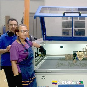 Entrega de Cortadora Láser CO2 en Colombia