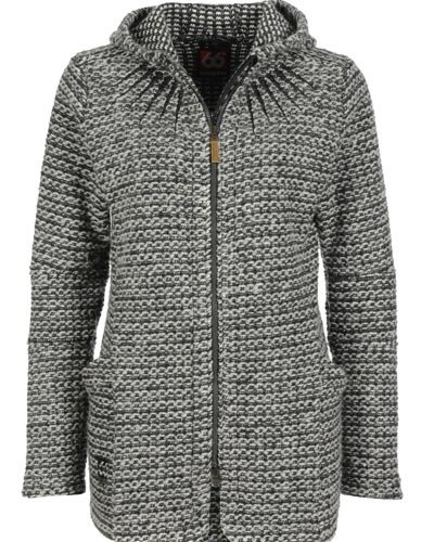 Saco con tejido acanalado en galga gruesa gg5-gg3